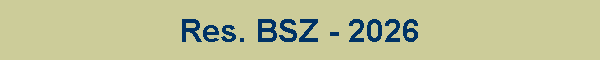 Res. BSZ - 2026