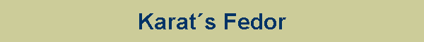 Karat�s Fedor