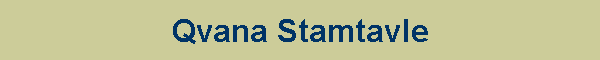 Qvana Stamtavle